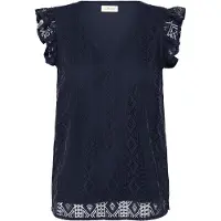 Cream Blusa 'Danika' navy
