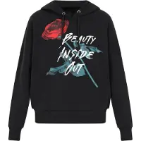 MyMo ROCKS Sweatshirt 'Comfy' esmeralda / rosa escurecido / vermelho / preto / branco