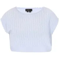 Faina Top de malha 'Fashion Look' azul claro