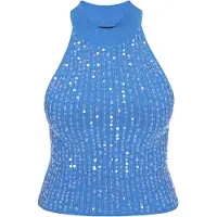 Faina Top de malha 'Comfortable Collection' azul