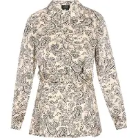 Usha Blusa 'Fashion Look' creme / preto