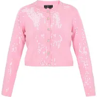 Faina Casaco de malha 'Fashion Look' cor-de-rosa