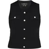 Faina Top de malha preto