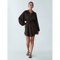St MRLO Vestidos camiseiros 'SHAUNA' castanho