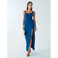 BWLDR Vestido de verão azul real
