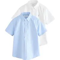 Next Camisa azul claro / branco