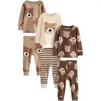 Next Pijama bege / castanho / pueblo / castanho claro