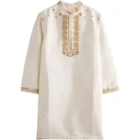Next Camisa ouro / branco
