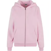 Urban Classics Casaco em moletão rosa claro