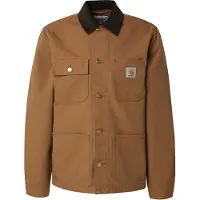 Carhartt WIP Casaco meia-estação 'Michigan' chocolate / castanho claro