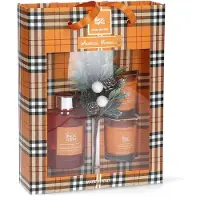 Magic Lights Estojo Difusor Mikado Mais 2 Velas De Laranja-canela
