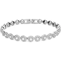 Swarovski Pulseira 'Una' prata