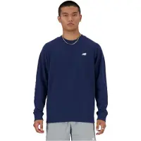 New Balance Sweatshirt 'Essentials' azul escuro / branco