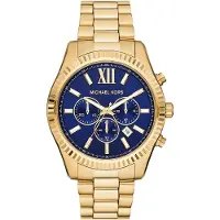 Michael Kors Relógios analógicos 'LEXINGTON' marinho / ouro