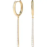 PDPaola Olga Hoops Essentials AR01-C88-U — Orecchini Placcati Oro