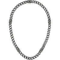 BOSS Collana Distintiva In Acciaio Per Uomo Double B 1580744 — Collana