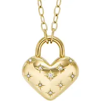 Fossil Collana Cuore Sadie Jf04829710 — Collana