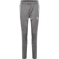 Hummel Calças de desporto 'Lead 2.0' cinzento / branco