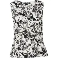 KOROSHI Top preto / branco