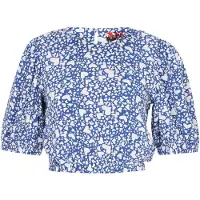 Nelice Blusa safira / branco