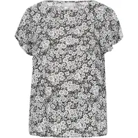 Usha Blusa preto / branco