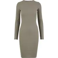 Urban Classics Vestido Longo De Manga Comprida Rib