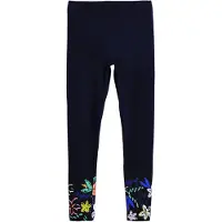 Desigual , Leggings florais, AlgodÃO, Azul, XL