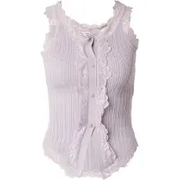 Millane Top de malha roxo pastel