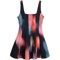 Desigual , Vestido curto com painéis, Mulher, Preto, S