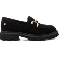 Carmela para mulher. 16195201-NEGRO Mocassins em pele 161952 preto (40), Couro, Plano, Nenhum, Casual