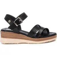 Xti para mulher. 14385104-NEGRO Sandálias 143851 preto (38), 3 a 5cm, Fivela, Casual