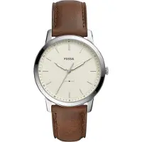 Fossil Relógios analógicos 'THE MINIMALIST' castanho / prata
