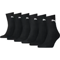 Puma Meias SHORT X6 homens - Preto - 43 / 46