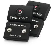 Therm-ic - Meias aquecidas - Set Heat Fusion Uni + S-1200B para Unissexo - Tamanho 39-41 - Preto