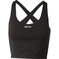 Aim'n Top desportivo 'Core Essential' preto / branco