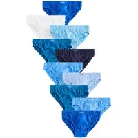 Next Cueca azul / navy / azul claro / branco