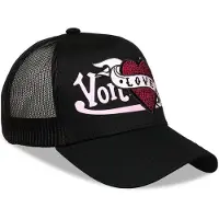 Von Dutch Boné 'Gorra negra lovu nr trucker cap 5' preto
