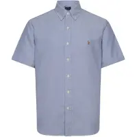 Ralph Lauren para homem. 710850782001 Camisa oxford Custom Fit azul (XS), Casual, Algodão, Manga comprida