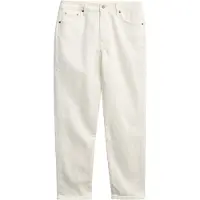 Superdry para mulher. W7010968A Calças de ganga vintage brancas (26/32), Branco, Casual, Algodão