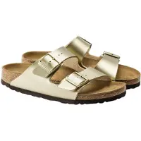 Birkenstock Sapato aberto 'Arizona' ouro