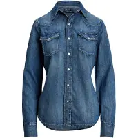 Ralph Lauren Blusa azul ganga