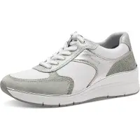 Tamaris Sapatilhas baixas '1-23764-43' cinzento / branco