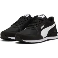 Puma Sapatilhas baixas 'ST Runner v4' preto / branco