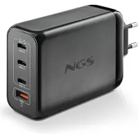 NGS Carregador De Parede Com 1 Porta Usb-a E 3 Portas Usb-c 240w