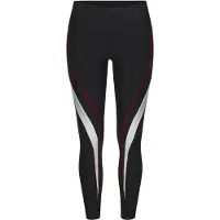 LASCANA Calças de desporto vermelho / preto / branco