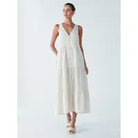 BWLDR Vestido 'Polly' marfim