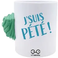 YY VERTICAL Caneca ´´j´suis Pété !´´