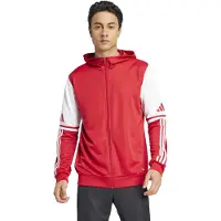 Adidas Casaco de treino 'SQ25' vermelho / branco