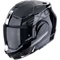 Scorpion Exo-Tech Evo Travelle Capacete Preto/Branco 2XL unissexo