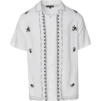 KOROSHI Camisa preto / offwhite